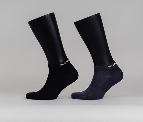 Спортивные носки комплект Nordski Run grey-black