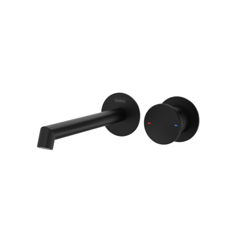 Teska E5508 Смеситель для раковины настенный Arte, черный