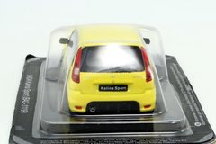 Lada Kalina Sport VAZ-1119 2008 yellow 1:43 DeAgostini Auto Legends USSR #281