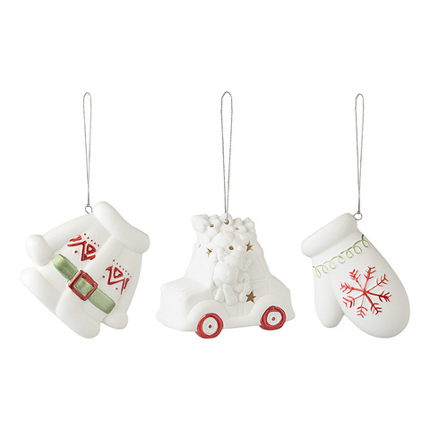 Фото: Набор ёлочных украшений с подсветкой classy ornaments из коллекции new year essential, 3 шт. - основной вид