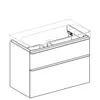 Geberit Smyle Square 500.354.JR.1 Тумба под раковину 88.4x61.7x47см, Пекан / Меламин, древесная структура