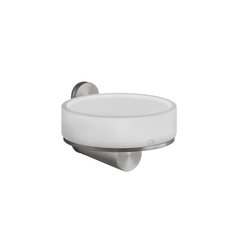 Gessi 316 54701#239 Мыльница настенная, цвет: белый/steel brushed фото