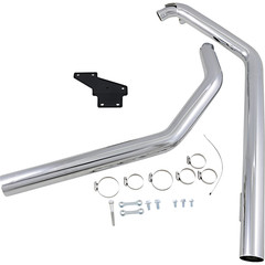 VANCE & HINES EXHAUST ST-SHTS 86-11 FX/FLST EXHAUST STRAIGHTSHOTS CHROME