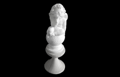 Силиконовый молд Ангелочек на шаре молд 3D
