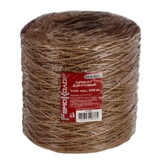 Шпагат джутовый 1120текс, 500м (РемоКолор) 51-4-500