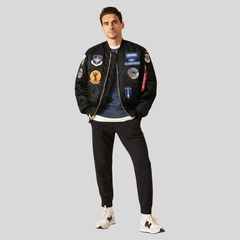 Бомбер Alpha Industries MA-1 Squadron Bomber Jacket Black (Черный)