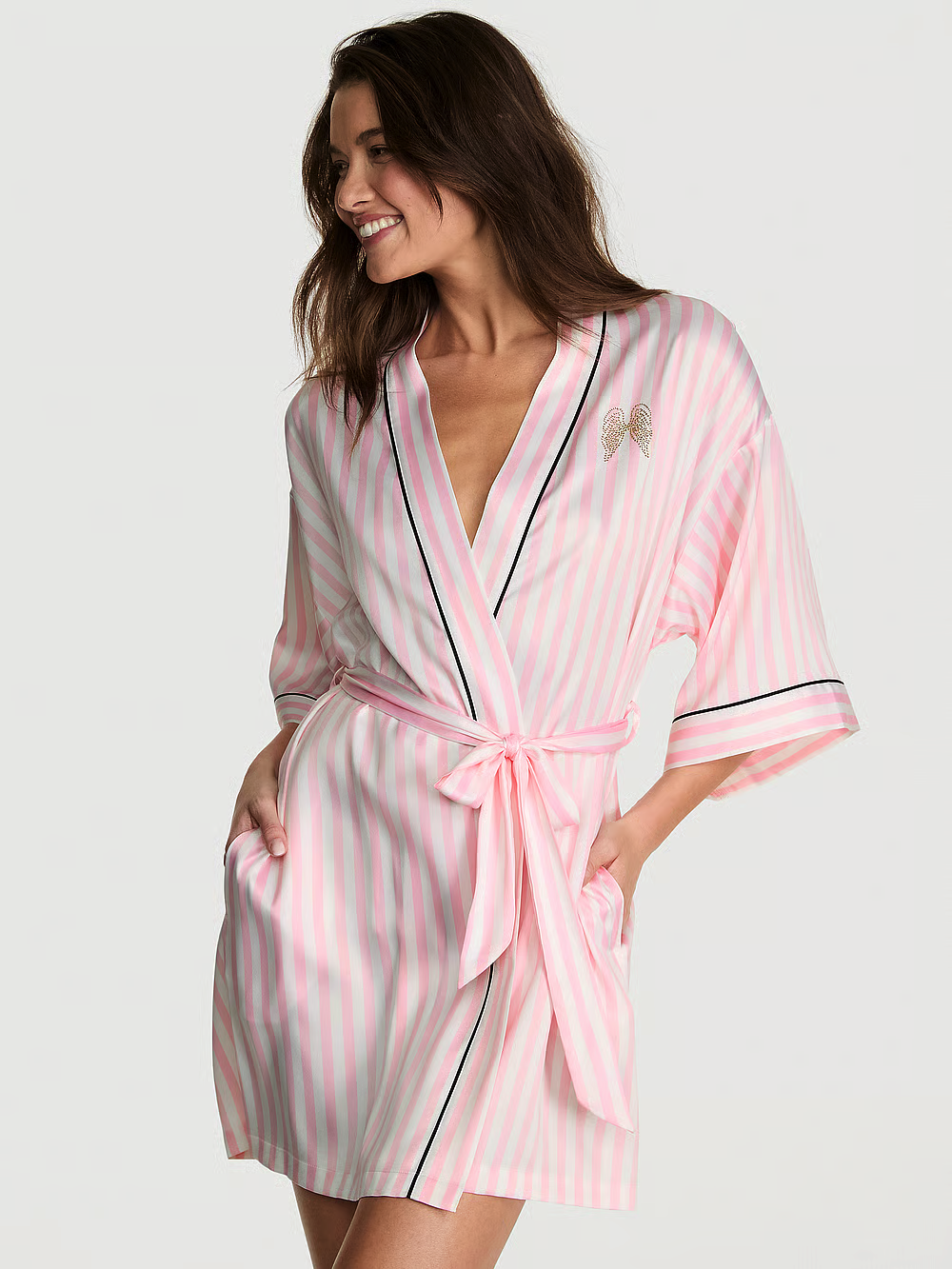 VICTORIA'S SECRET САТИНОВЫЙ ХАЛАТ