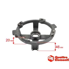 Крышка QUATTRO ELEMENTI КМ 24/50-200 двигателя задняя (248-467-029)