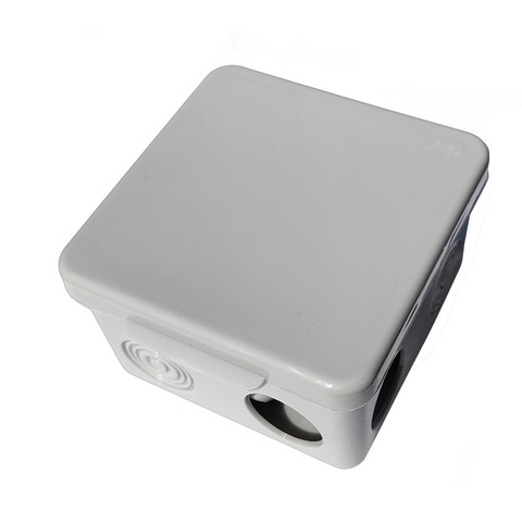 КОРОБКА РАСПРЕД.О/УСТ 80x80x50 мм IP54 с эластичным мембранным вводом 030-031