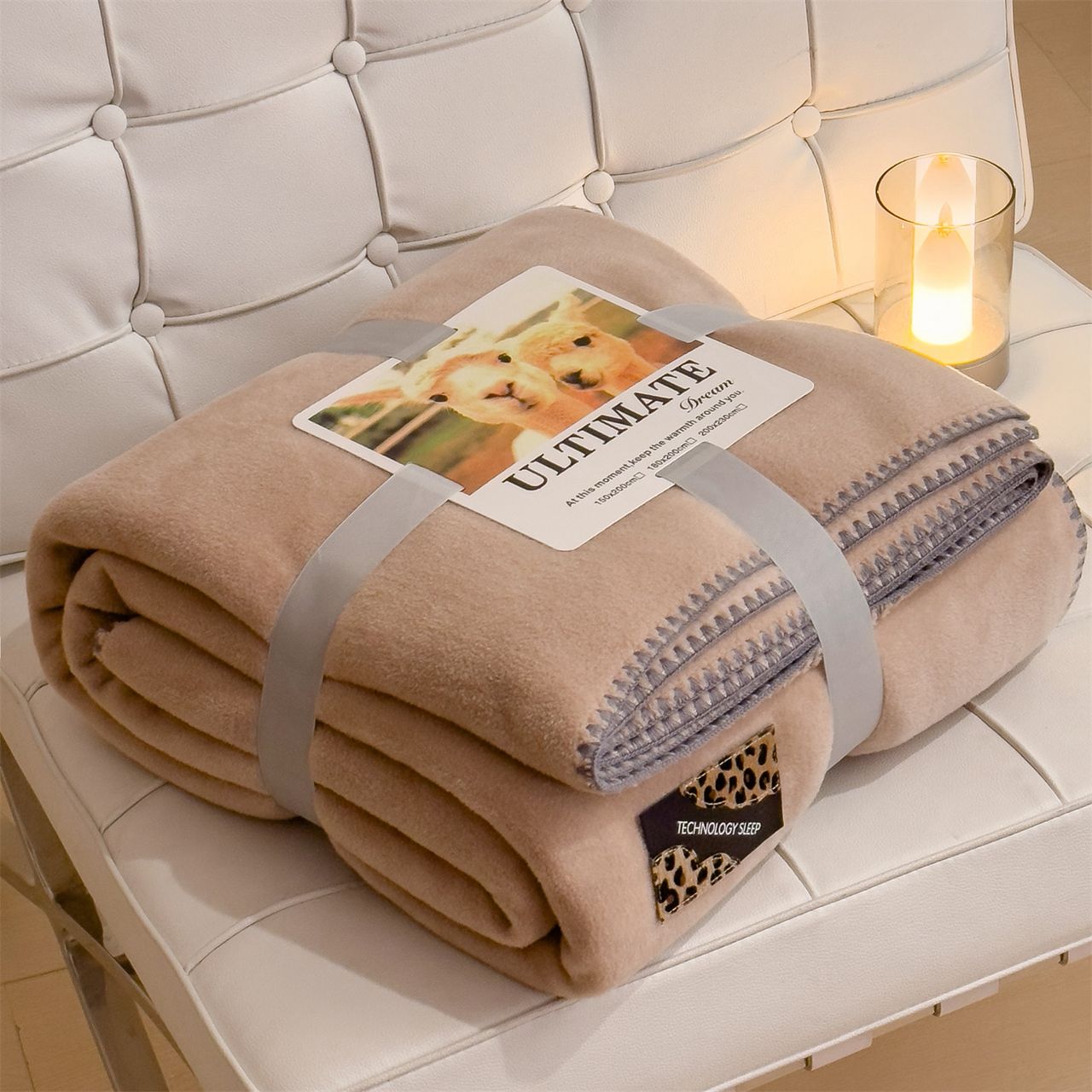 ZEPHYR HOME Плед  200х230 Белый
