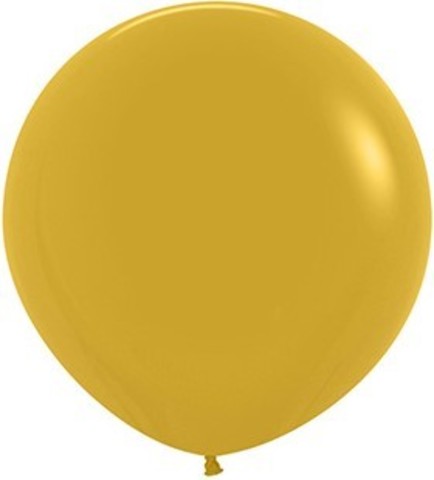 Шар S 24''/60 см, Пастель, Горчичный (023), 1 шт.
