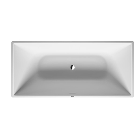 Duravit DuraSquare 700430000000000 Ванна 1850x850мм,, отдельностоящая с панелью и ножками, со спец слив-переливом, цвет белый