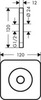 Axor Citterio E 36725000 Настенная панель