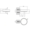Gessi 316 54701#239 Мыльница настенная, цвет: белый/steel brushed