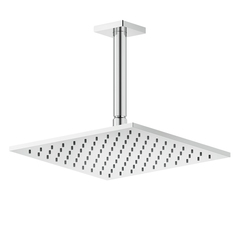 Gessi Rilievo 59159#031 Потолочная душевая головка на 1/2" 250x250 мм, длина изгот. под заказ (105 - 1855 мм), цвет: хром фото