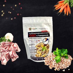 Каша гречневая с говядиной в zip пакете 'SublimFood', 50 г