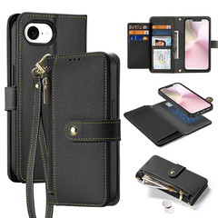 Чехол кошелек с MagSafe из TPU кожи от Dux Ducis для iPhone 16e, SE (с 2025-) и 17e, серия Lawa Series Case