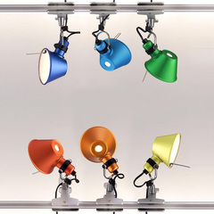 Настенный светильник Tolomeo Micro Pinza, зеленый
