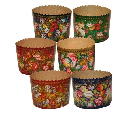 Форма бумаж. кулич (500 гр) Жостово