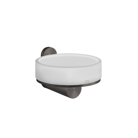 Gessi 316 54701#707 Мыльница настенная, цвет: белый/brushed black metal pvd