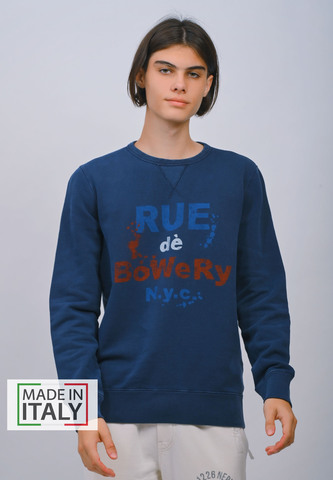 Свитшот Bowery NYC "Rue De Bowery" Blue Print