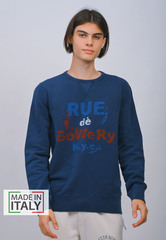 Свитшот Bowery NYC "Rue De Bowery" Blue Print
