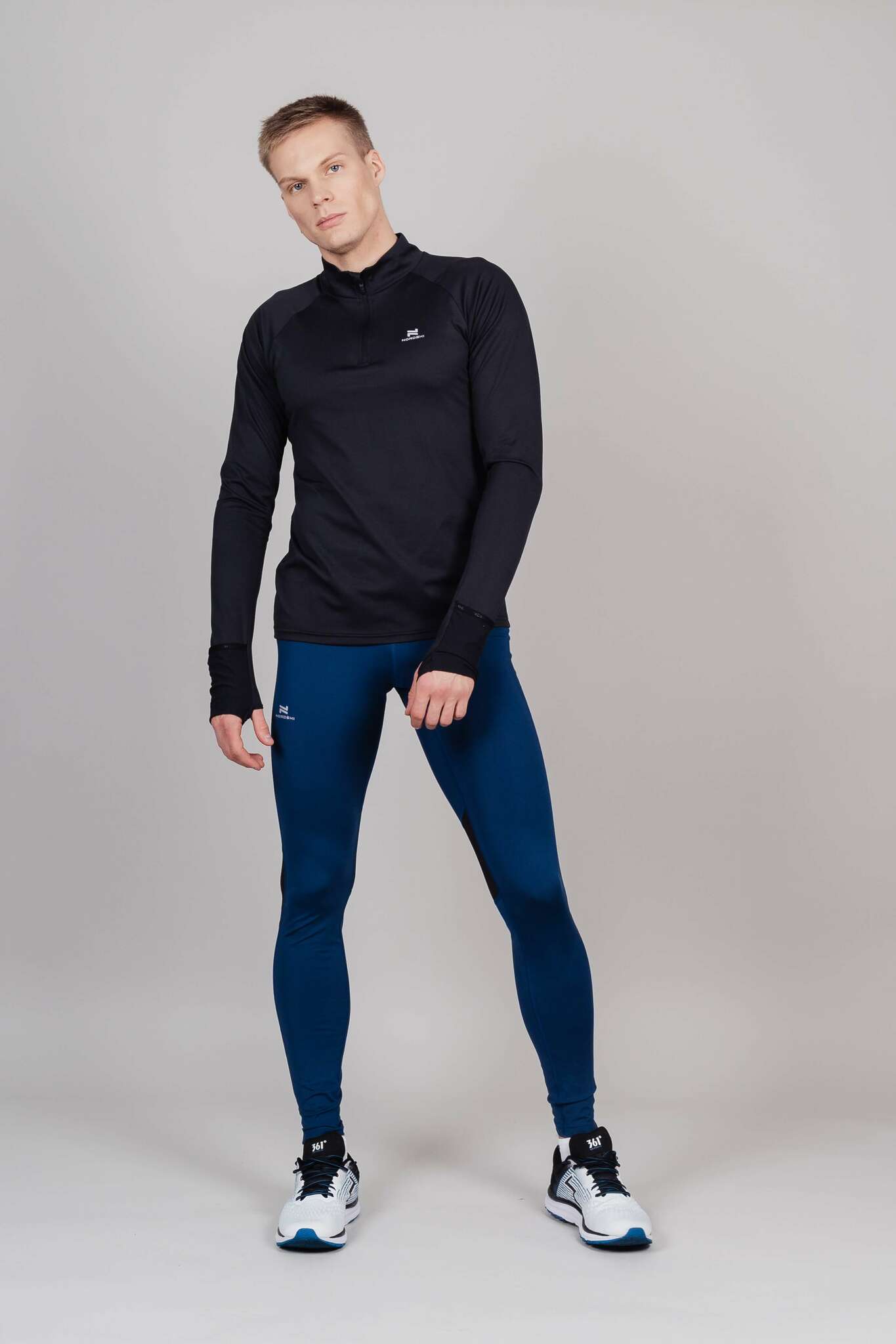Мужской лонгслив для тренировок Nordski Pro Hand black - 6