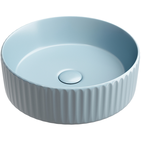 Ceramica Nova Element CN6057ML Умывальник чаша накладная круглая, 36x36, цвет: голубой
