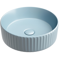 Ceramica Nova Element CN6057ML Умывальник чаша накладная круглая, 36x36, цвет: голубой фото
