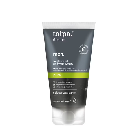 TOLPA MEN PURE CHARCOAL Скраб с углем против черный точек 100 мл