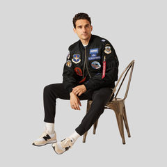 Бомбер Alpha Industries MA-1 Squadron Bomber Jacket Black (Черный)