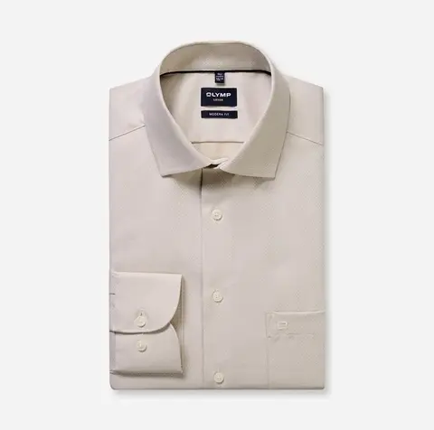 OLYMP LUXOR MODERN FIT Сорочка в выработку с технологией Non-Iron. Эко-линейка Green Choice