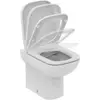 Ideal Standard i.life A T471901 Напольный пристенный безободковый унитаз-соло, технология RimLS+, горизонтальный (универсальный) выпуск, с крепежом TT0257919