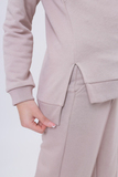 Спортивный костюм для беременных и кормящих 15965 бежевый
