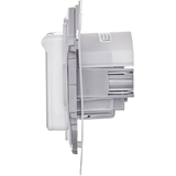 Розетка с заземлением IP44 - Legrand Inspiria - со шторками с защитной крышкой 16А 250В винтовые зажимы - белый — фото 16