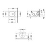 Duravit Vero Air 2525090000 Унитаз подвесной безободковый, цвет белый