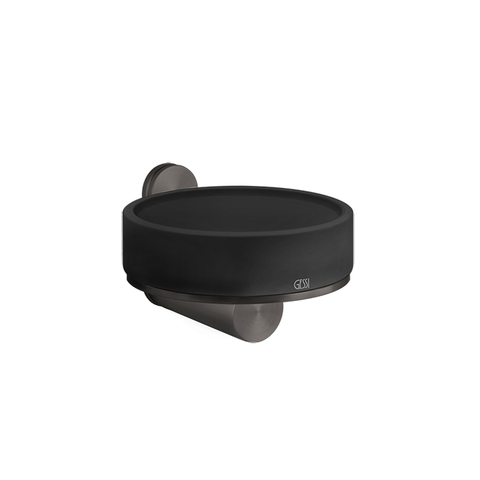 Gessi 316 54702#707 Мыльница настенная, цвет: черный/brushed black metal pvd