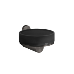 Gessi 316 54702#707 Мыльница настенная, цвет: черный/brushed black metal pvd фото