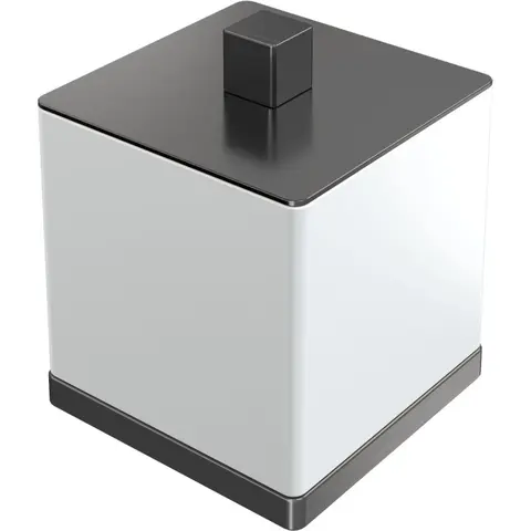 Boheme 10964-GM Стакан для ватных дисков Qubic Gun Metal