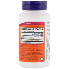 Now Foods, Витамин K-2, 100 мкг, 100 растительных капсул