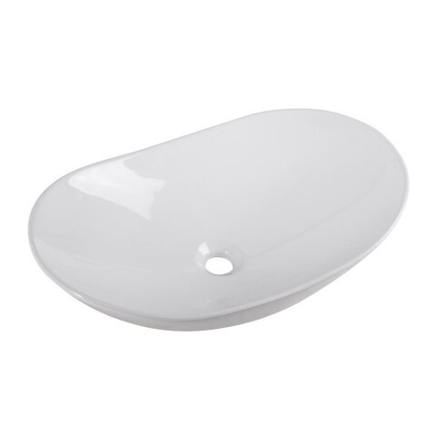 BelBagno BB1404 Раковина керамическая накладная, 36x60.5, цвет: белый