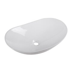 BelBagno BB1404 Раковина керамическая накладная, 36x60.5, цвет: белый фото