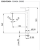 Remer Vanity V11LCFP Смеситель для раковины, цвет: чёрный