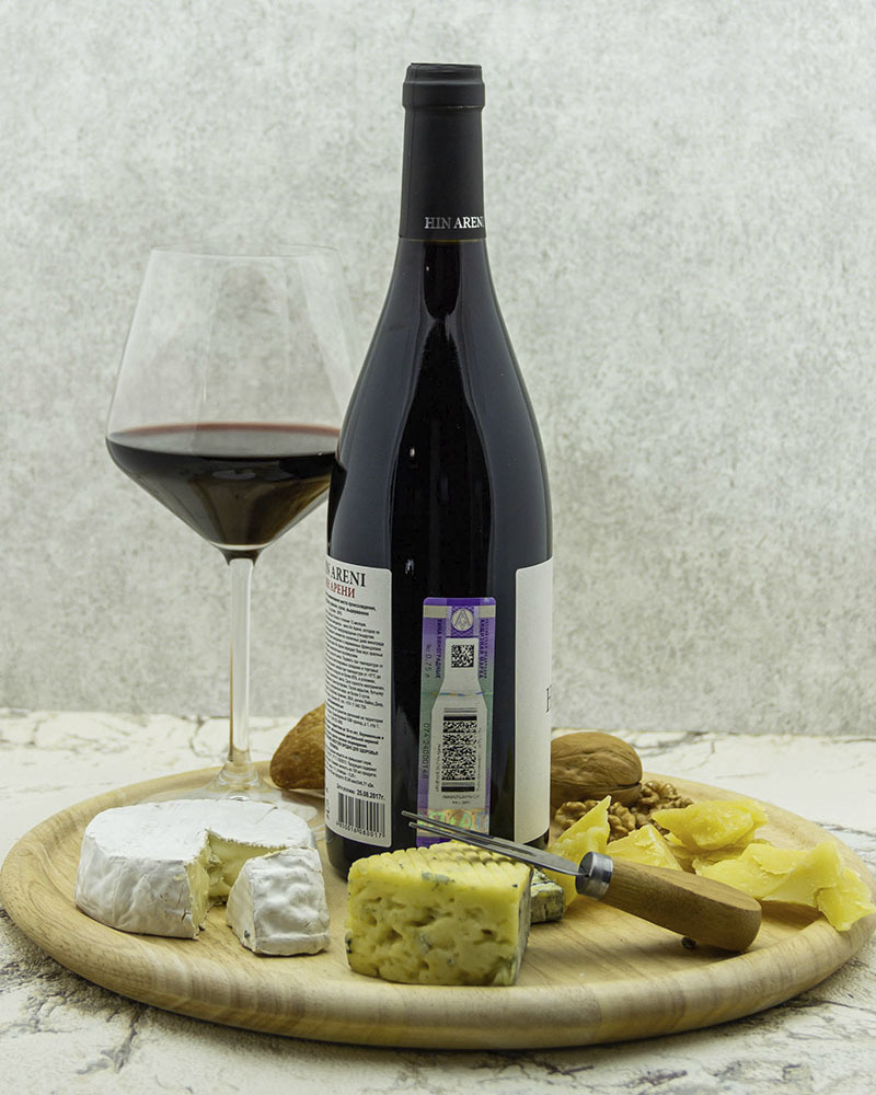 Вино Hin Areni Красное Сухое 2015 г.у. 14,5% 0,75 л, Армения