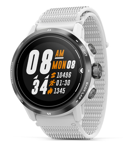Coros Apex Pro Белый с нейлоновым ремешком