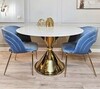Стол обеденный белый Caracas Dining Table — фото 10