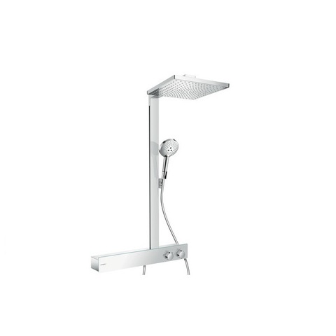 Hansgrohe Raindance E 27363000 Душевая система внешнего монтажа с термостатом 106,6 см с верхней лейкой 30х30 см