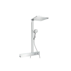 Hansgrohe Raindance E 27363000 Душевая система внешнего монтажа с термостатом 106,6 см с верхней лейкой 30х30 см фото