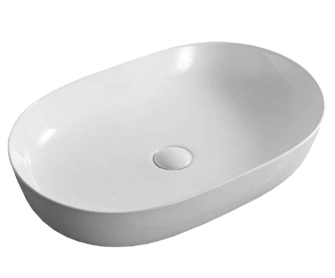 BelBagno BB1348 Раковина керамическая накладная, цвет: белый