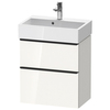 Duravit VA 23686000001 Раковина для мебели 60х40 см, с 1 отв под смеситель, цвет белый +WonderGliss
